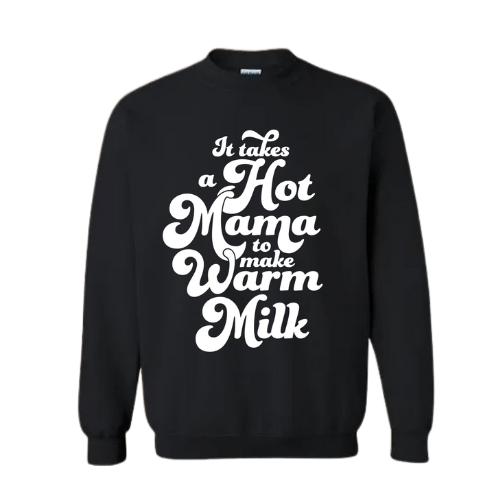 Hot Mama Sweatshirt-Latte