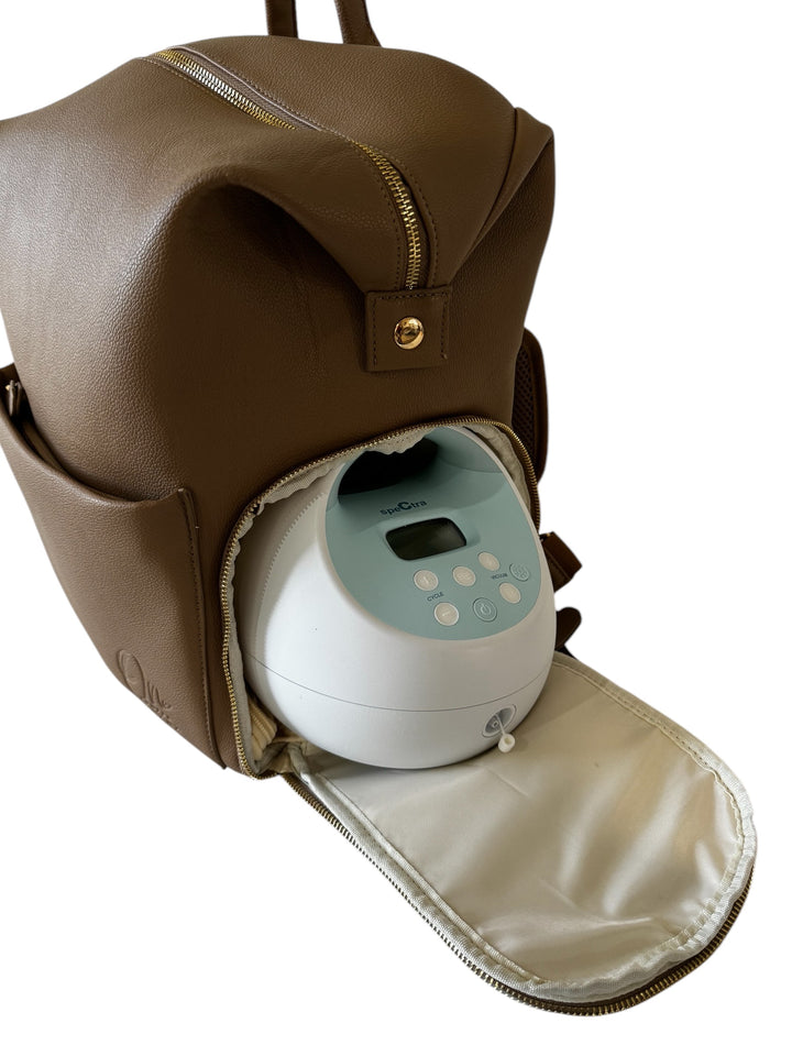 The Maximalist 2.0 Breast Pump Bag-Latte