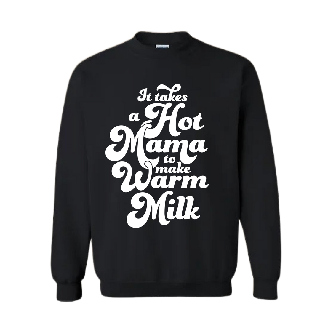 Hot Mama Sweatshirt-Latte